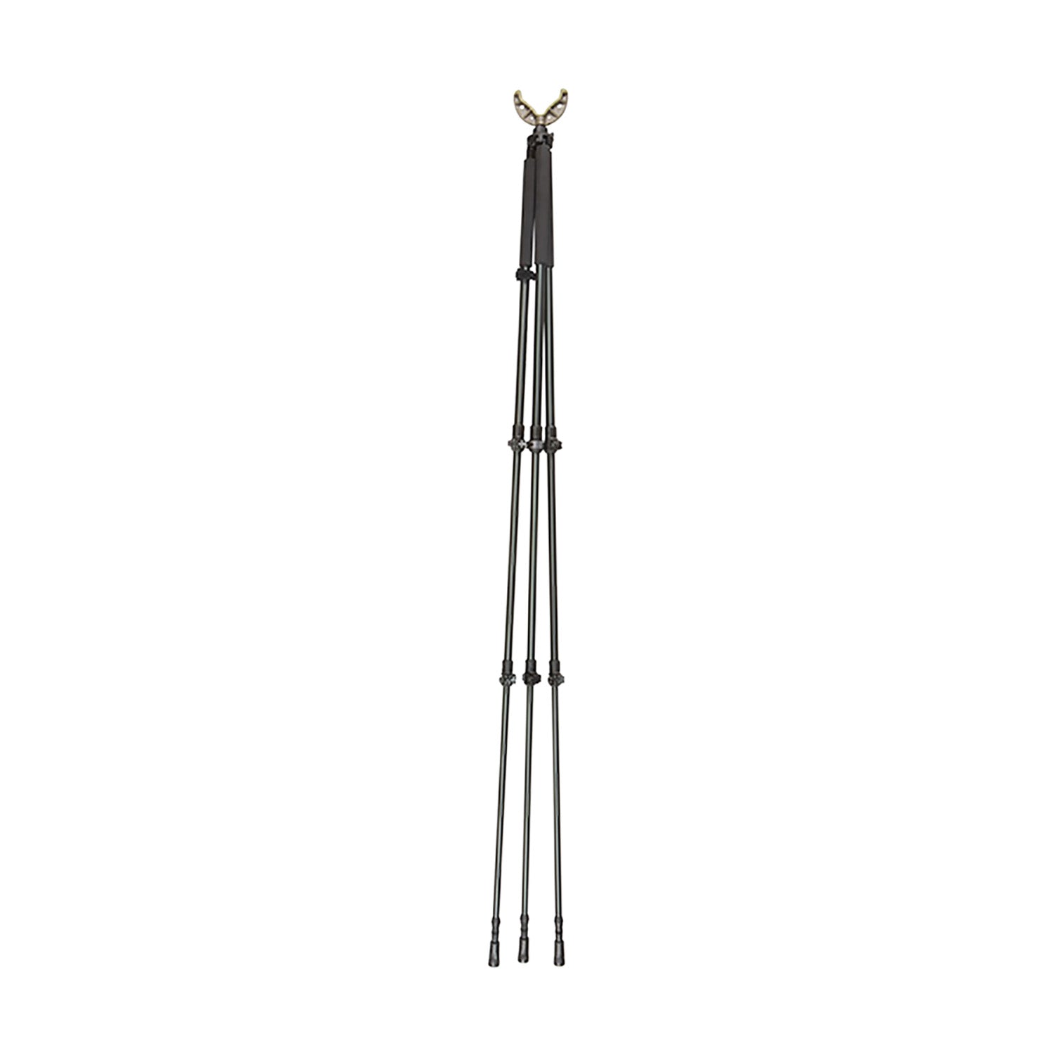 Allen 21412 Axial Tripod Black Aluminum Rubber Feet 61" Vertical Adjustment