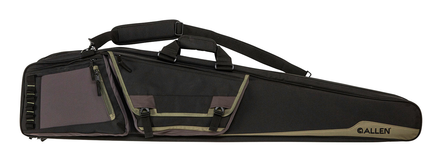 Allen 90650 Rocky Double Rifle Case 50" Black Endura Tan Trim Lockable Zippers Holds 2 Rifles