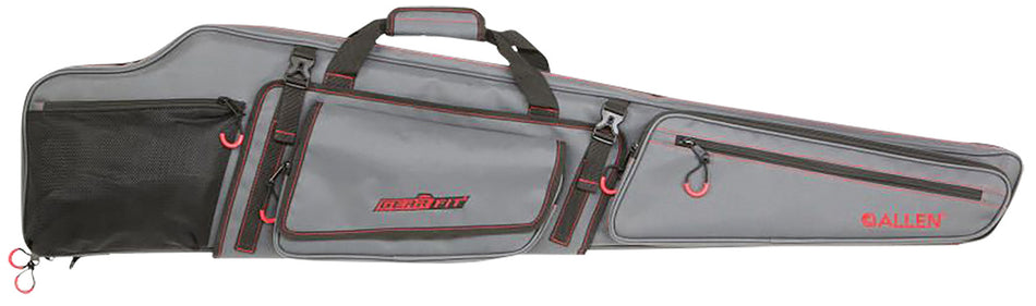 Allen 94948 Gear-Fit Dakota 48" Rifle Case Gray with Red Accents Padding and Organizer Pocket for Scoped Rifle