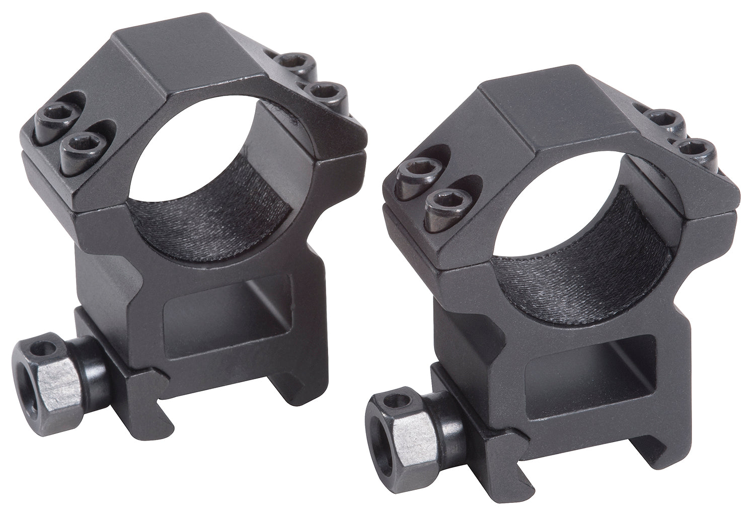 Traditions A764H Tactical Scope Rings 30mm High Weaver Mount Matte Black