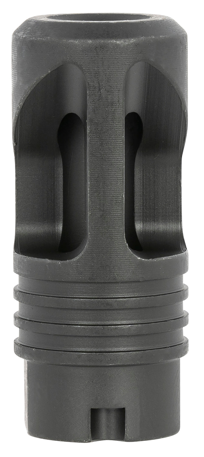 LBE Unlimited AK-Platform Dual Port Flash Hider Black 14x1 LH Threads