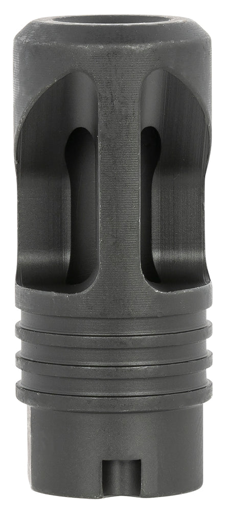 LBE Unlimited AK-Platform Dual Port Flash Hider Black 14x1 LH Threads