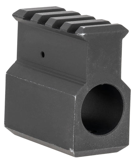 LBE Unlimited AR Platform .750 Railed Gas Block Upper Receiver Height Black Anodized Aluminum