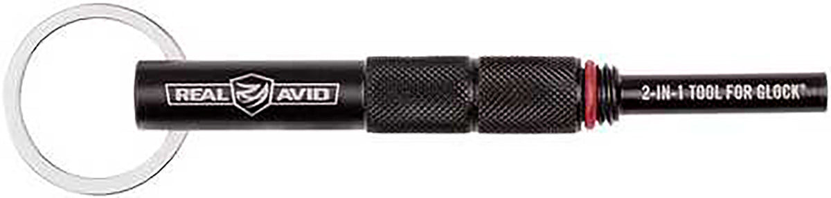 Real Avid AVGLOCK21 2-in-1 Glock Disassembly and Sight Tool Black Steel