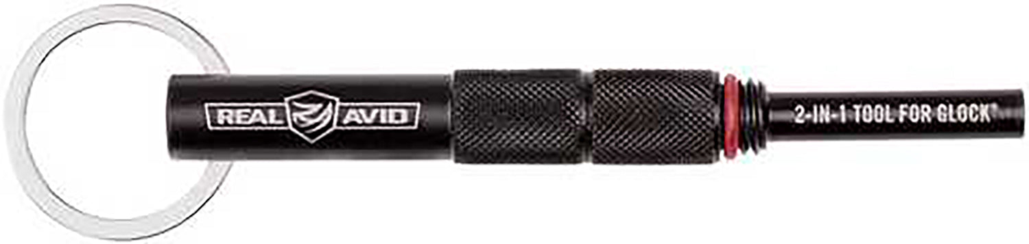 Real Avid AVGLOCK21 2-in-1 Glock Disassembly and Sight Tool Black Steel