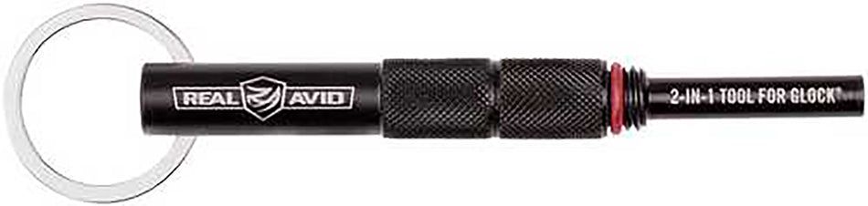 Real Avid AVGLOCK21 2-in-1 Glock Disassembly and Sight Tool Black Steel