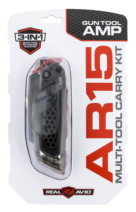 Real Avid AVGTAMPAR Gun Tool AMP-AR Folding Multi-Tool for AR-15 Gray/OD