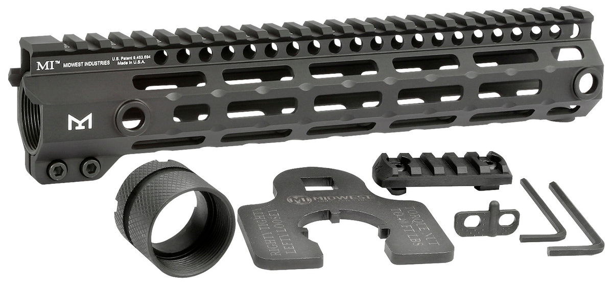 Midwest Industries MIG4M105 G4M Tactical Handguard AR-15 10.5" M-LOK Black Anodized Aluminum