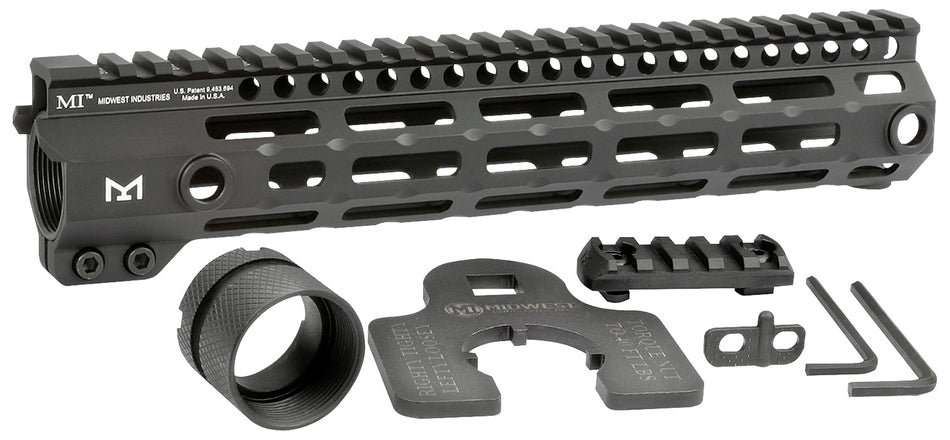 Midwest Industries MIG4M105 G4M Tactical Handguard AR-15 10.5" M-LOK Black Anodized Aluminum