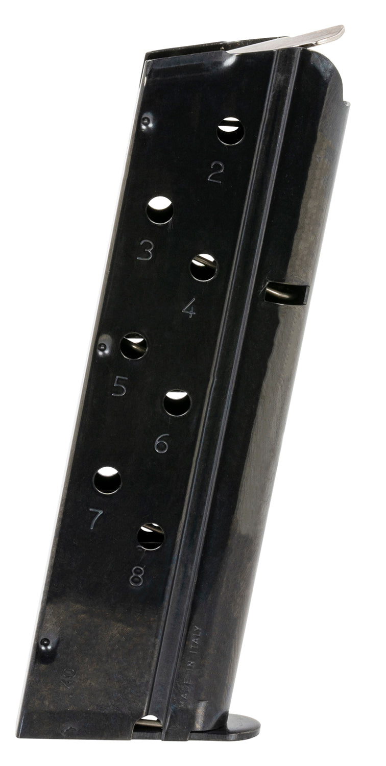 Mec-Gar MGCGOV40B 40 S&W 8-Round Blued Magazine for 1911 Government