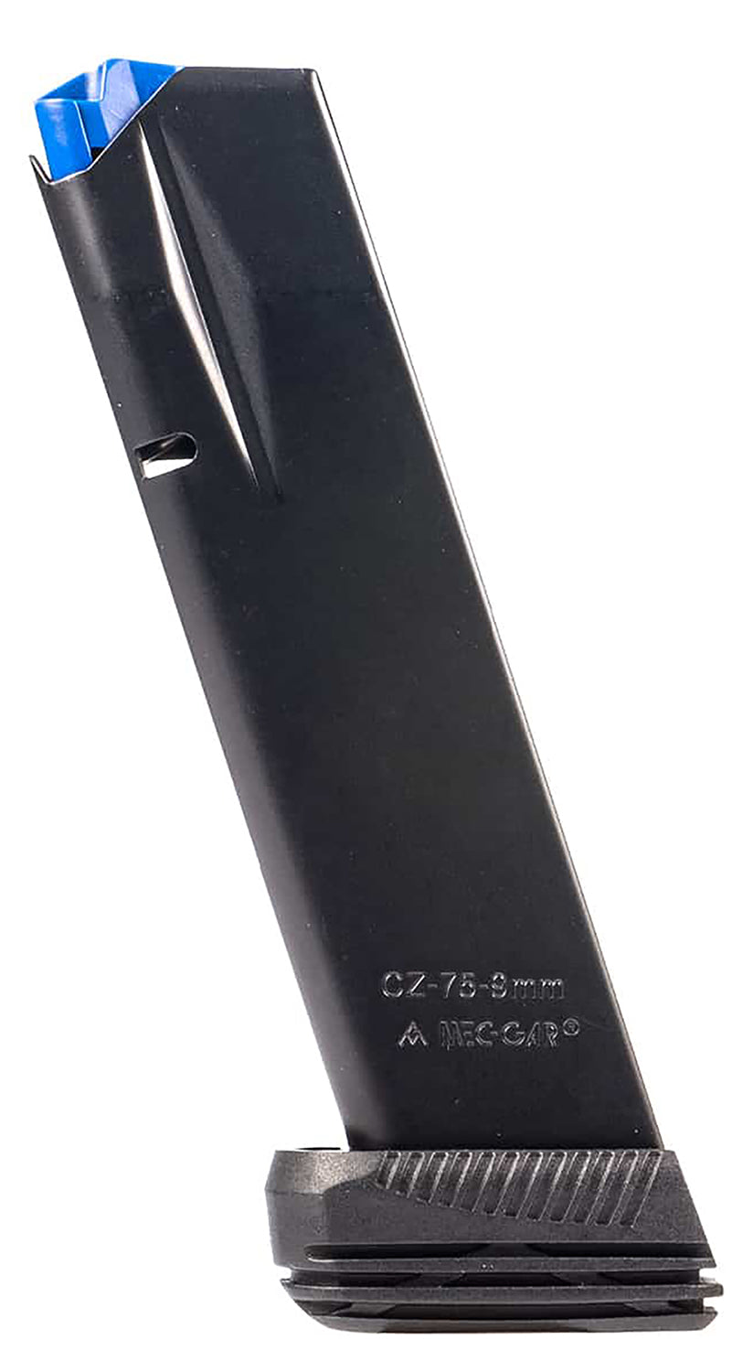 Mec-Gar MGCZ7519M 9mm 19-Round Extended Blued Magazine for CZ75B/CZ Shadow 2/SP-01