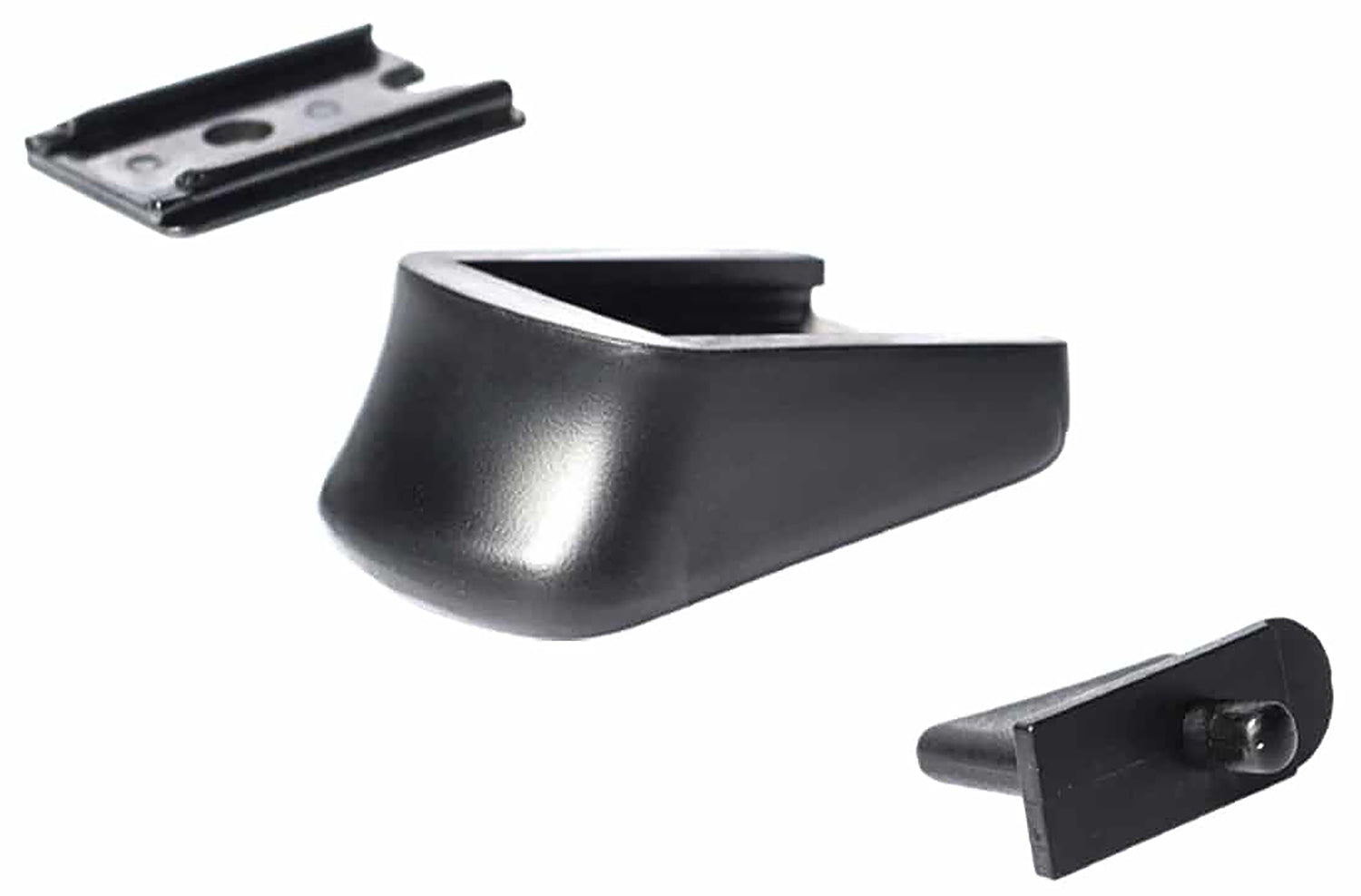 Mec-Gar F42090SET Finger Rest Set Polymer & Steel Blued Finish for Walther PP PPK PPK/S Magazines