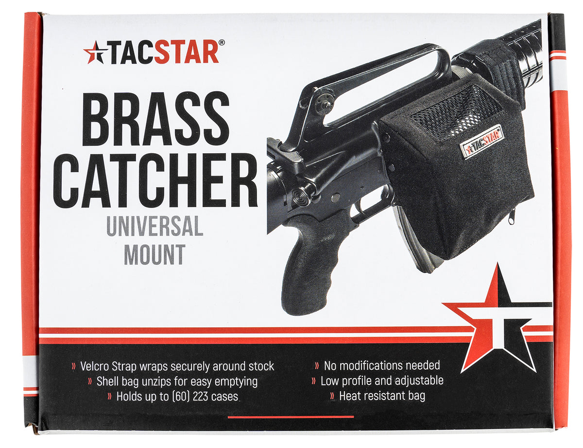 Lyman 1081245 Universal Brass Catcher Black Canvas Velcro Stock Mount
