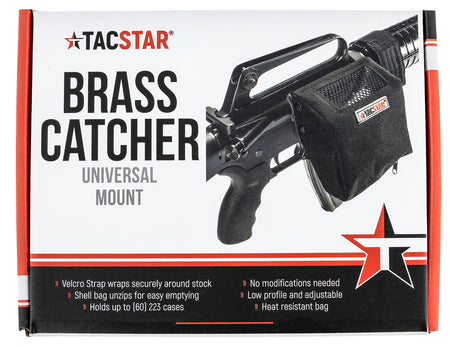 Lyman 1081245 Universal Brass Catcher Black Canvas Velcro Stock Mount