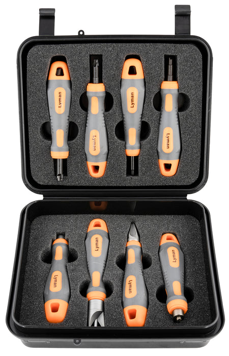 Lyman Universal Case Prep Accessory Set with Primer Pocket Tools (4-Piece)