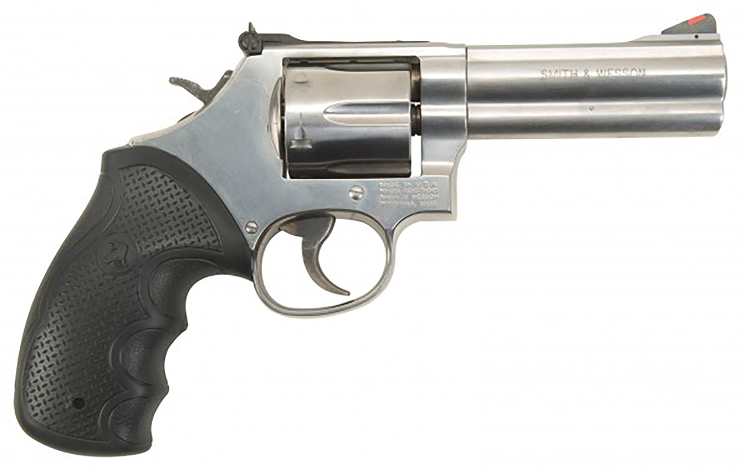 Lyman 02478 Pachmayr Diamond Pro Revolver Grips Black Rubber for S&W J Frame Round Butt