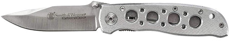 Smith & Wesson Knives CK105HCP Extreme Ops 3.22" Folding Drop Point 7Cr15MoV SS Blade Aluminum Handle Pocket Clip