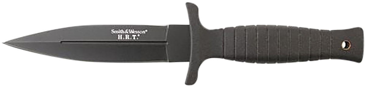 Smith & Wesson SWHRT9BCP H.R.T. 4.75" Fixed Spear Point Plain 7Cr17MoV High Carbon SS Blade TPR Handle 9" OAL with Sheath