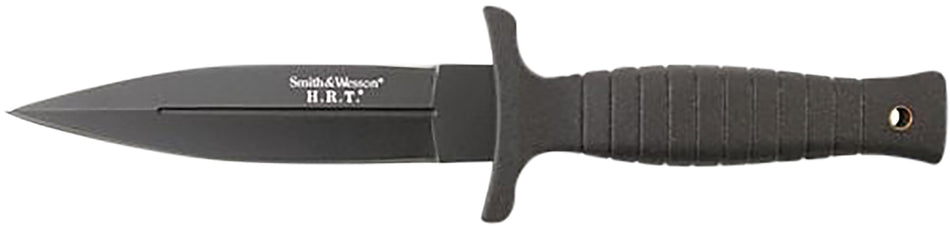 Smith & Wesson SWHRT9BCP H.R.T. 4.75" Fixed Spear Point Plain 7Cr17MoV High Carbon SS Blade TPR Handle 9" OAL with Sheath