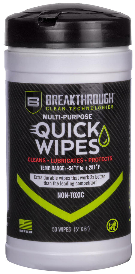 Breakthrough Clean BTCLPQW50 Multi-Purpose Quick Wipes 5x6 in 50 Count