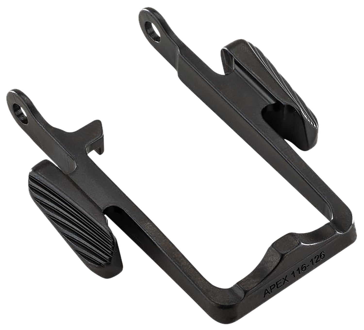 Apex Tactical 116126 Enhanced Slide Release for CZ P-10C Black Melonite Ambidextrous