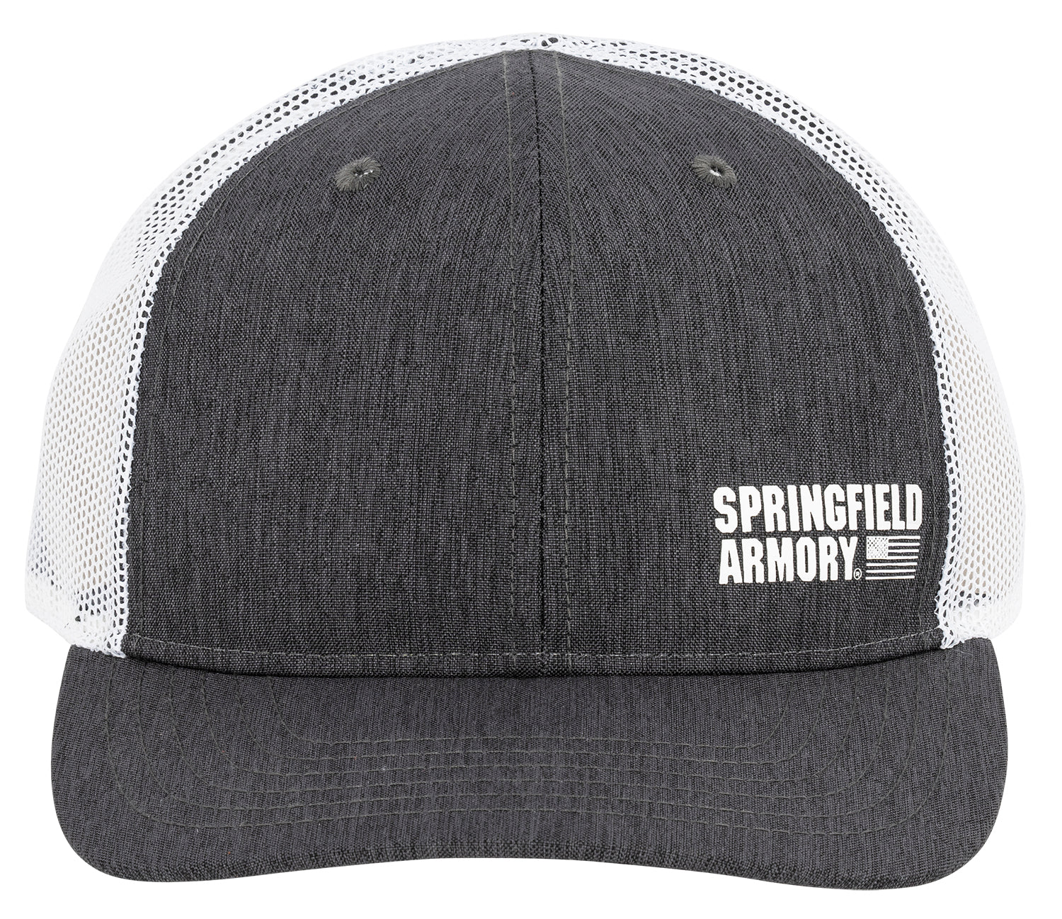 Springfield Armory Flag Trucker Hat Black/Gray Adjustable Snapback OSFA Structured