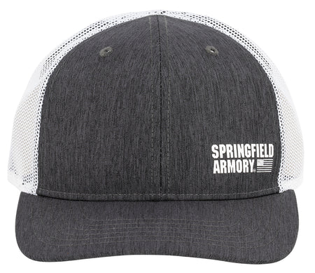 Springfield Armory Flag Trucker Hat Black/Gray Adjustable Snapback OSFA Structured
