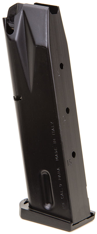 Beretta USA JM92HCB 92FS 15-Round 9mm Luger Black Steel Handgun Magazine