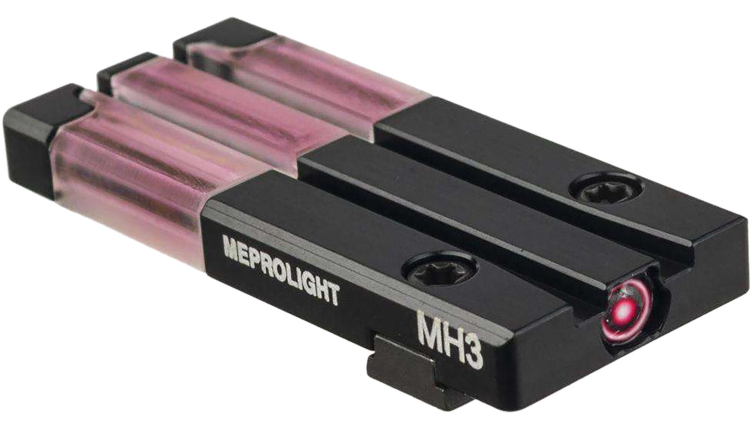 Meprolight FT Bullseye Red Tritium Fiber Optic Rear Sight for Glock MOS Slimline & Standard