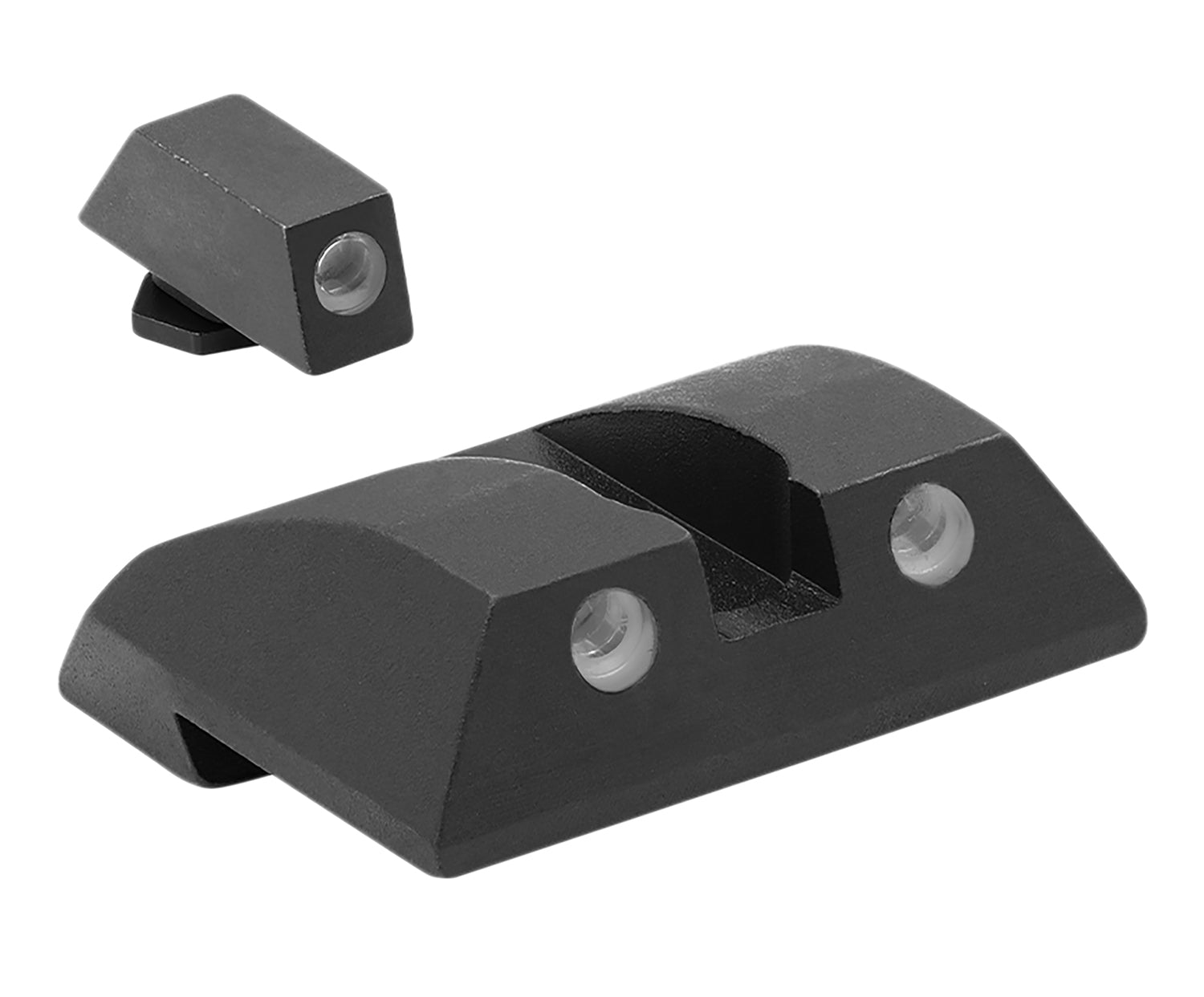 Meprolight Tru-Dot Green Tritium White Outline Front & Rear Night Sight Set for S&W Sigma/SDVE