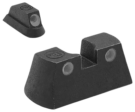 Meprolight Tru-Dot Green Tritium White Outline Front & Rear Night Sight Set for CZ P-01