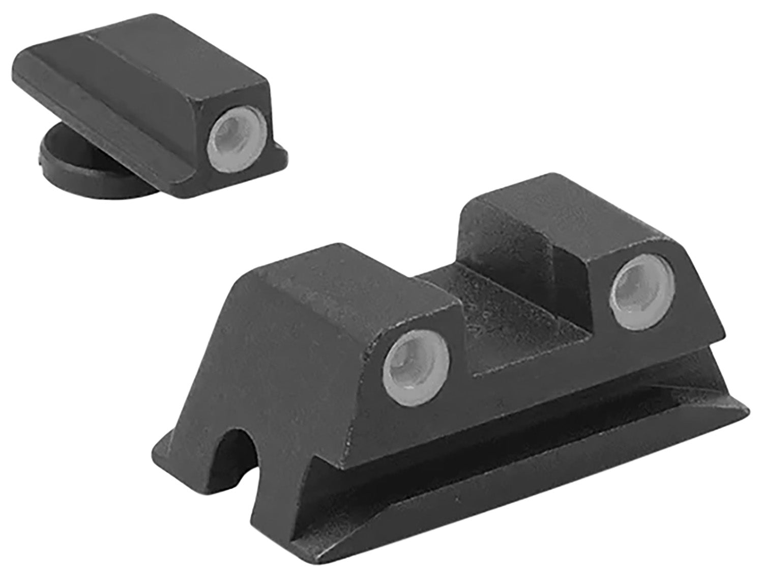 Meprolight Tru-Dot Tritium Night Sight Set for Walther PPS/PPX/Creed - Green/White Outline