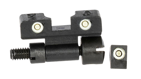 Meprolight Tru-Dot Adjustable Green Tritium White Outline Night Sight Set for S&W K/L/N Frame