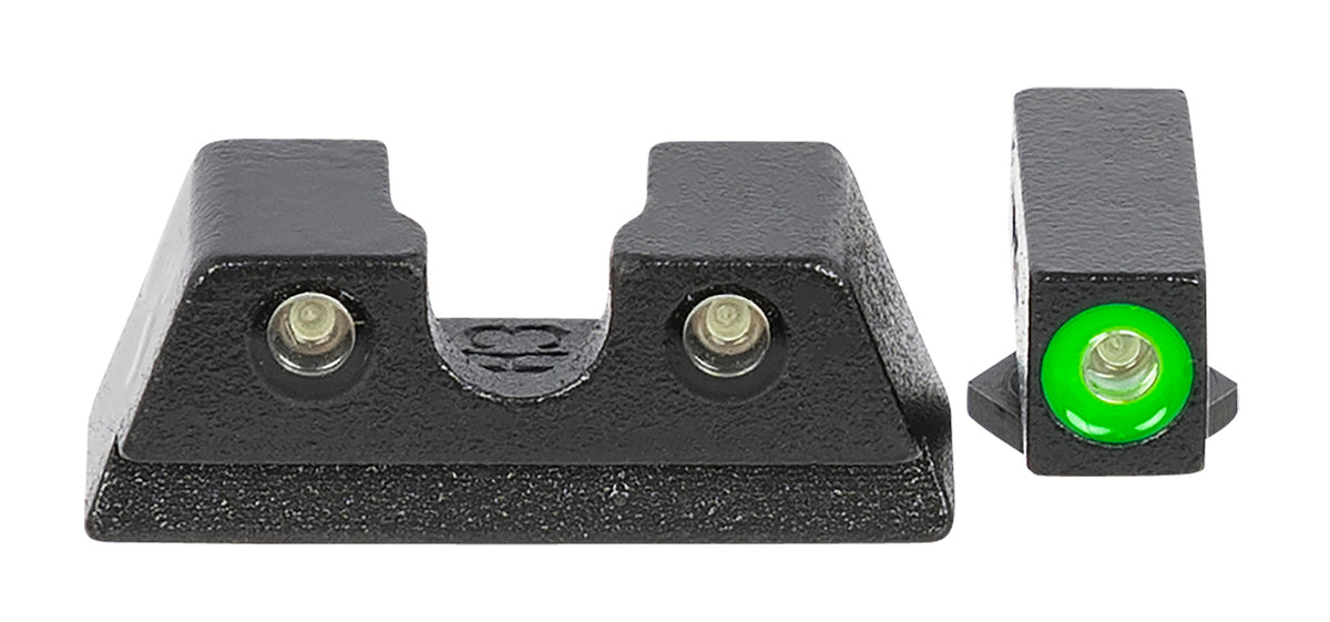 Meprolight Hyper-Bright Green Tritium Green Outline Night Sight Set for Glock 42/43