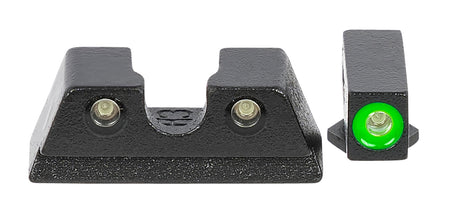 Meprolight Hyper-Bright Green Tritium Green Outline Night Sight Set for Glock 42/43