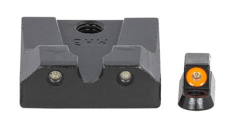 Meprolight Hyper-Bright Green Tritium Orange Outline Night Sight Set for CZ P-10 Non-Optics Ready