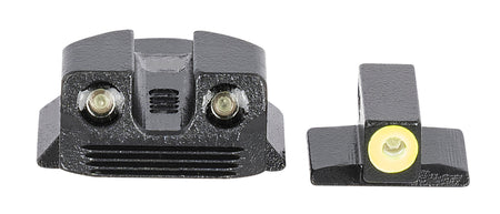 Meprolight USA 412293121 Hyper-Bright Green Tritium Night Sight Set Black Frame Kimber 1911 Micro/Micro 9