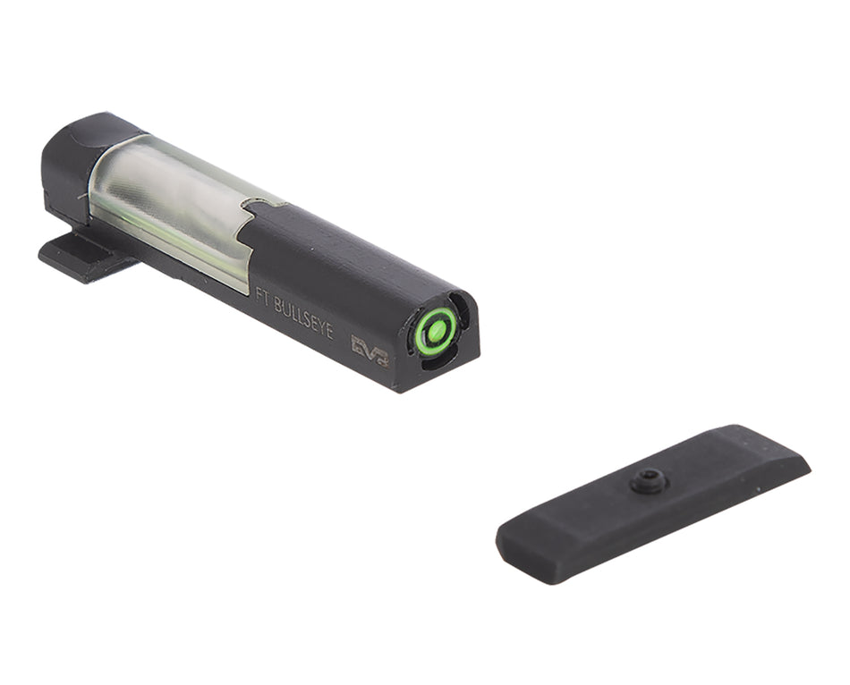 Meprolight USA 632163108 FT Bullseye Front Sight Green Tritium/Fiber Optic Black Frame Sig Sauer P365