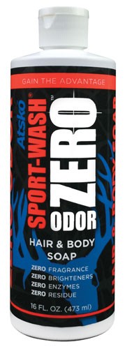 Atsko Zero Sport-Wash Unscented Hair & Body Wash 16 fl oz