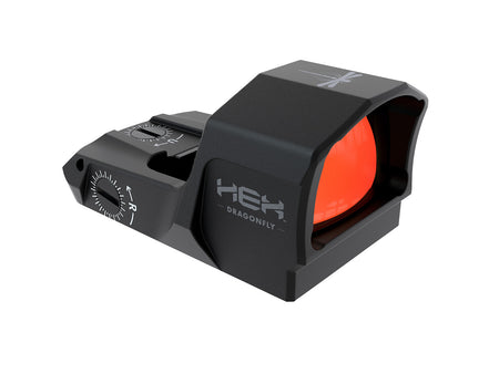 HEX Optics GE5077STNDRET HEX Dragonfly Black Anodized 3.5 MOA Red Dot Reflex Sight