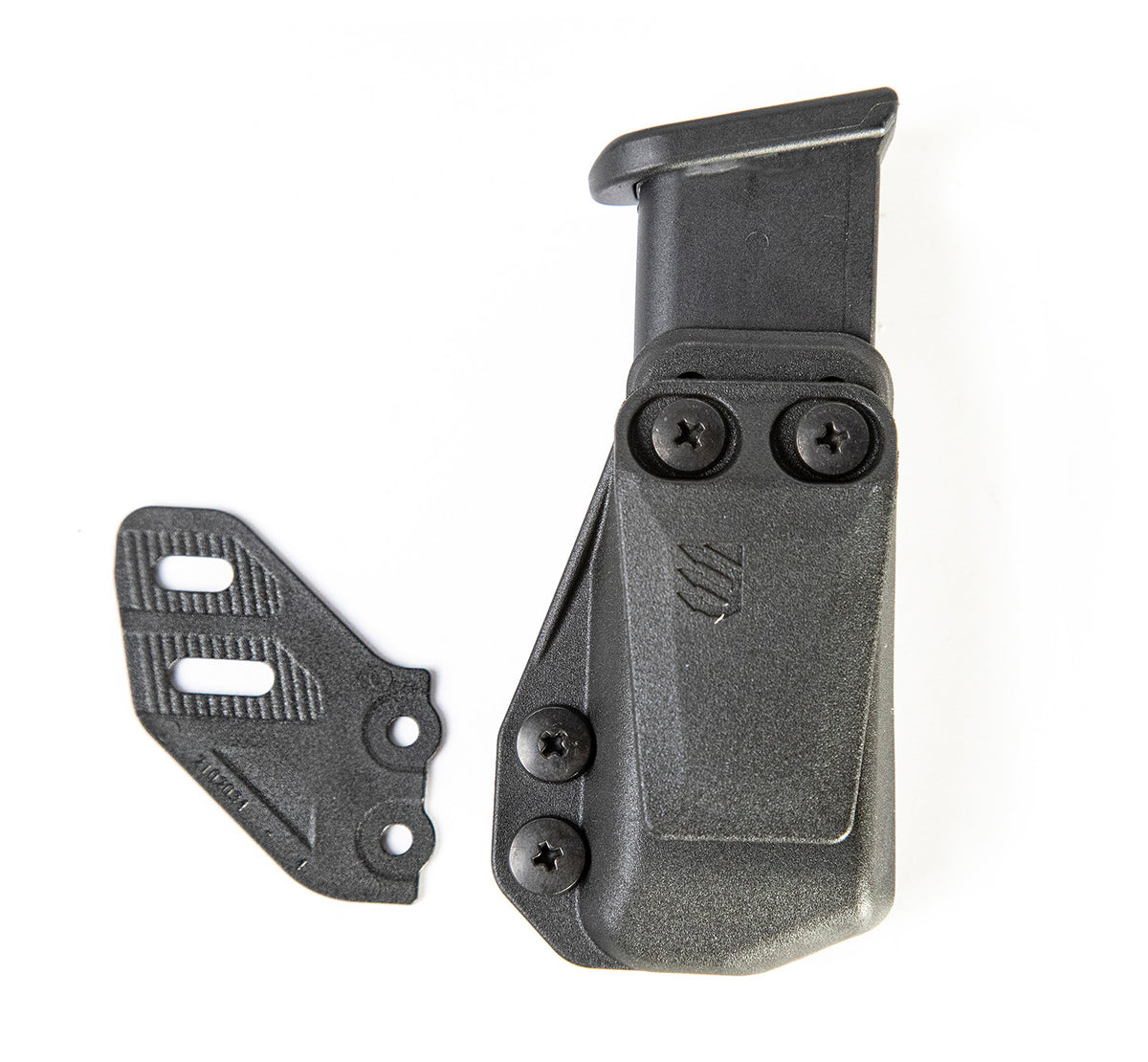 Blackhawk 416A03BK Stache IWB Single Stack Mag Carrier Black Polymer Ambidextrous