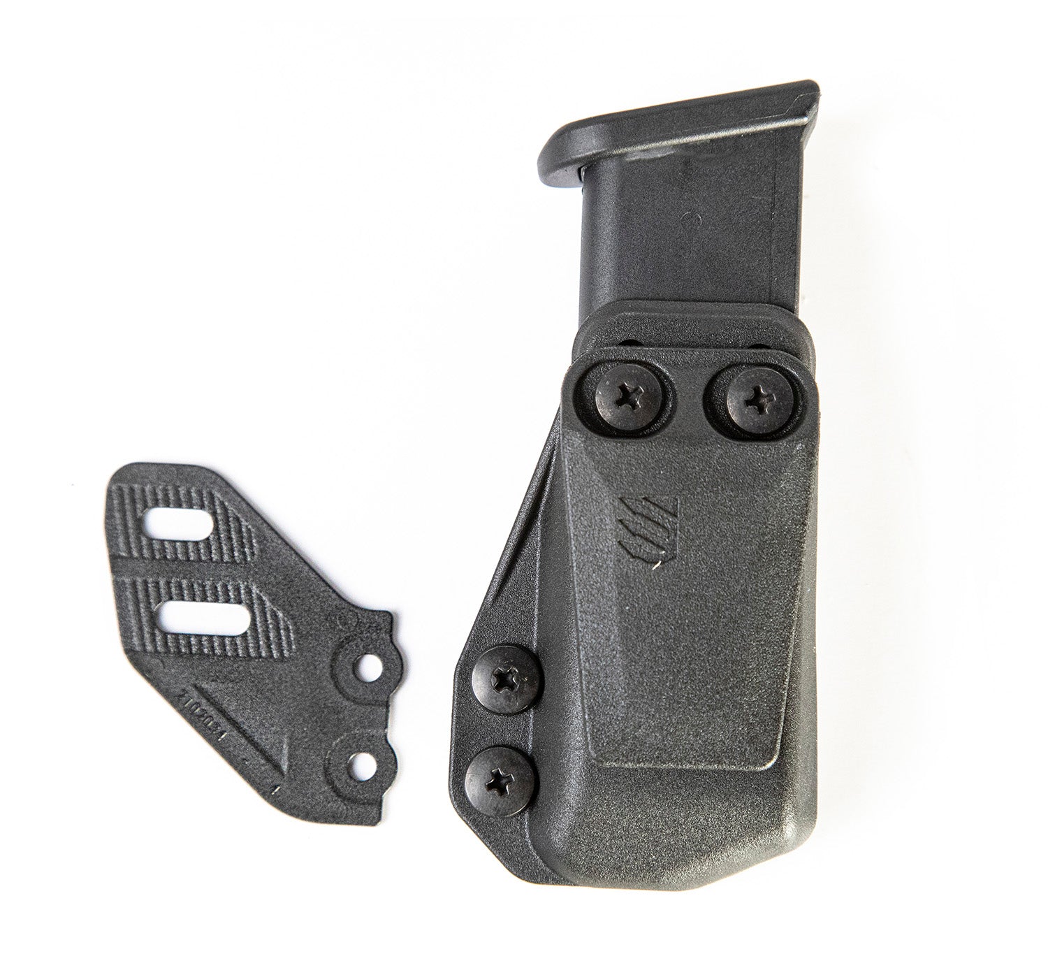 Blackhawk 416A03BK Stache IWB Single Stack Mag Carrier Black Polymer Ambidextrous
