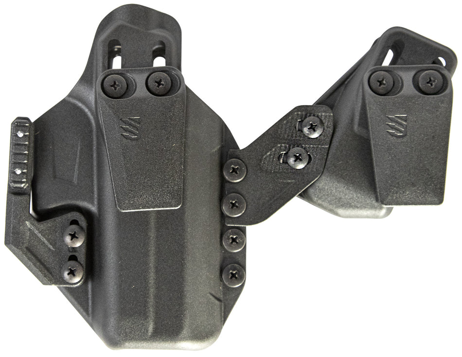 Blackhawk Stache Premium Kit IWB Size 25 Holster Black Polymer Fits S&W M&P 9/40 Ambidextrous