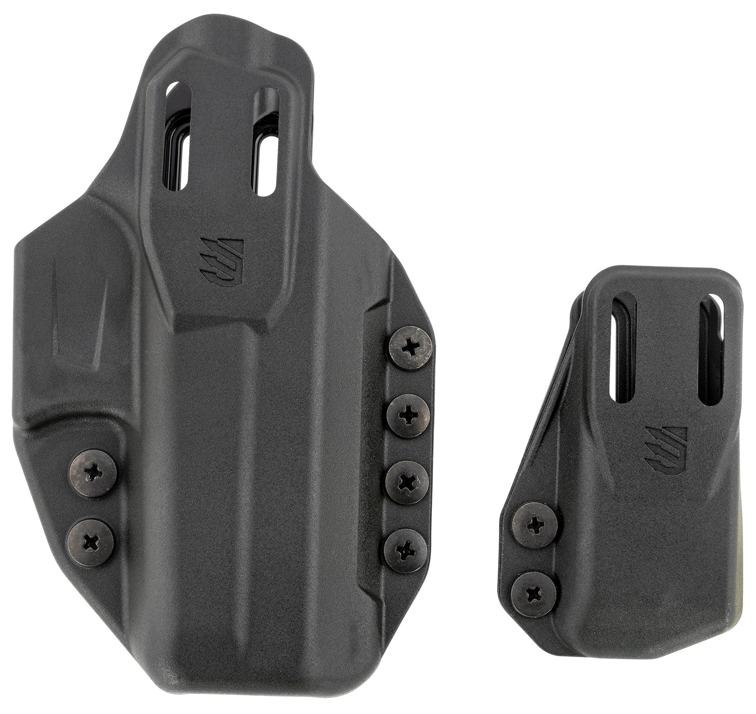 Blackhawk Stache Premium Kit IWB Size 02 Holster Black Polymer Compatible w/Glock 19/23/32/44/45 Includes Mag Carrier Ambi