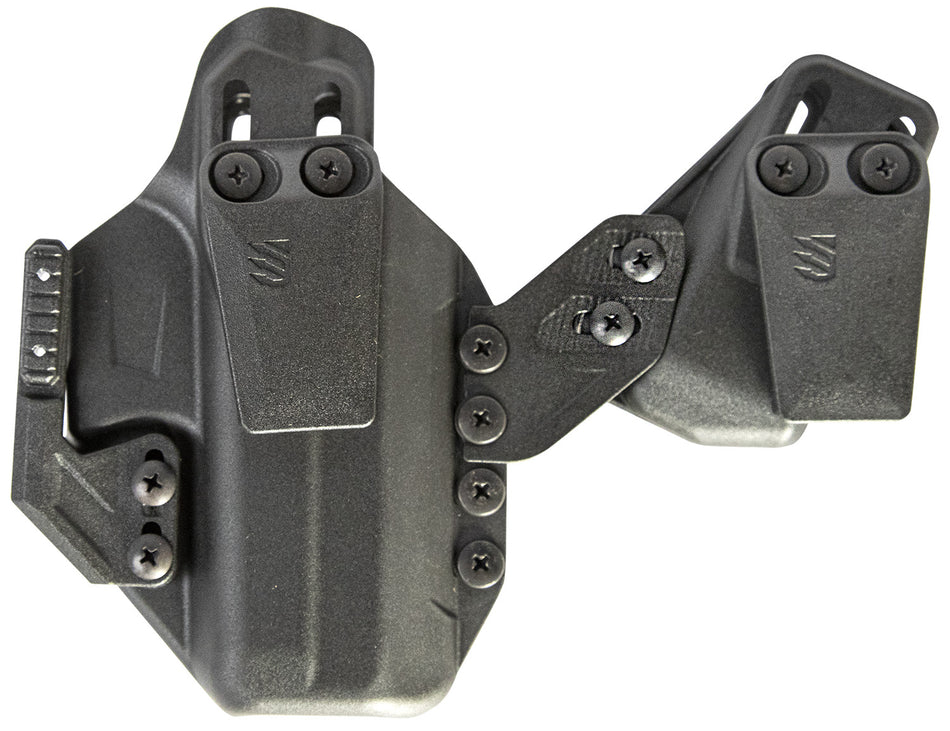 Blackhawk Stache Premium Kit IWB Size 00 Holster Black Polymer Compatible w/Glock 17/22/31 Ambidextrous