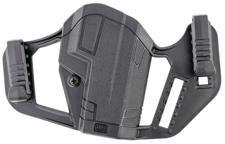 Uncle Mike's 79210 Apparition IWB/OWB Holster Black Polymer Ambidextrous for Glock 19/23/26/27
