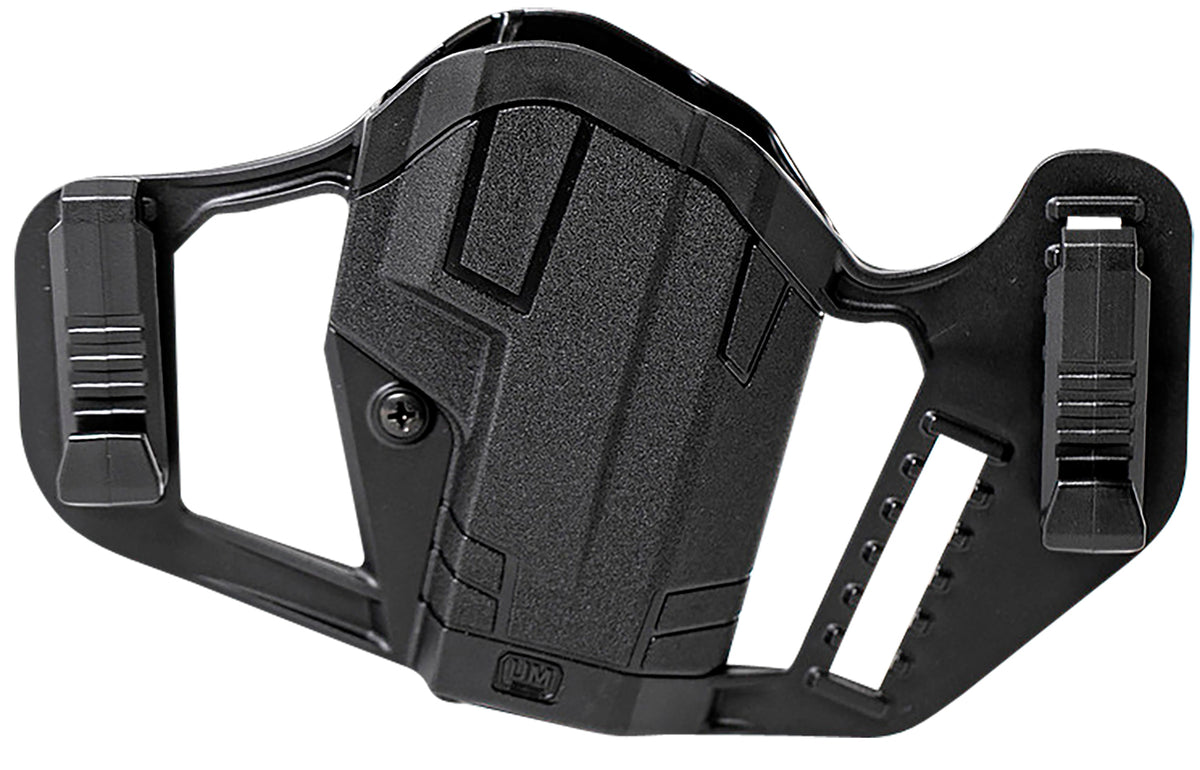 Uncle Mike's 79130 Apparition IWB/OWB Holster Black Polymer Ambidextrous for Glock 43/43X