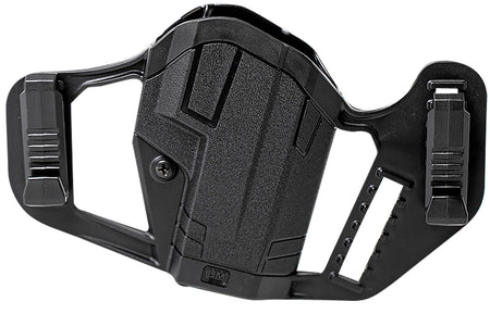 Uncle Mike's 79130 Apparition IWB/OWB Holster Black Polymer Ambidextrous for Glock 43/43X
