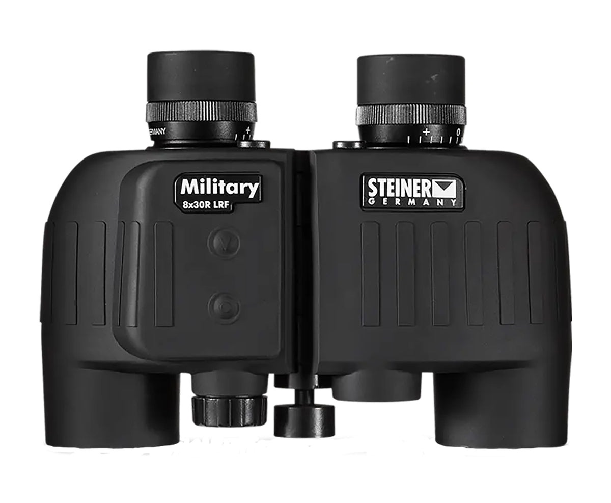 Steiner 2680 M830r Laser Rangefinder Binocular 8x30mm, Mil Radian Reticle, Floating Prism Auto Focus, Black Makrolon w/Rubber Armor
