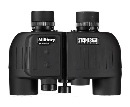 Steiner 2680 M830r Laser Rangefinder Binocular 8x30mm, Mil Radian Reticle, Floating Prism Auto Focus, Black Makrolon w/Rubber Armor